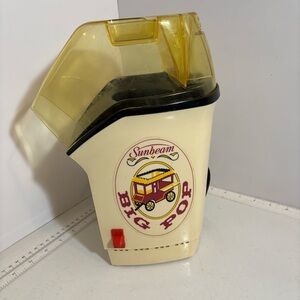 🛍️Vintage sunbeam Big Pop air popcorn machine
